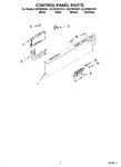 Diagram for 02 - Control Panel Parts