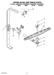 Diagram for 10 - Upper Wash And Rinse Parts