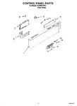 Diagram for 02 - Control Panel Parts