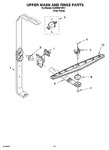 Diagram for 10 - Upper Wash And Rinse Parts