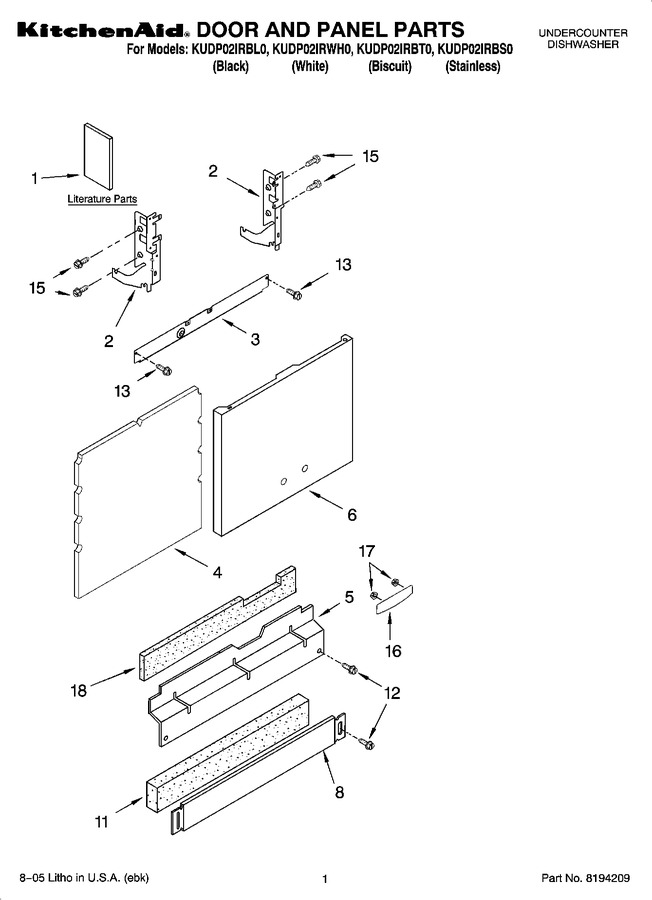 Diagram for KUDP02IRBT0