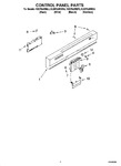 Diagram for 02 - Control Panel Parts