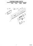 Diagram for 02 - Control Panel Parts