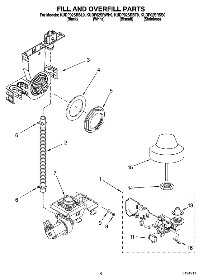 Diagram for KUDP02SRWH0