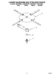 Diagram for 04 - Lower Washarm And Strainer Parts