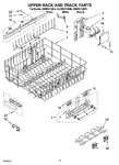 Diagram for 09 - Upper Rack And Track Parts