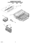 Diagram for 10 - Lower Rack Parts