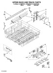 Diagram for 09 - Upper Rack And Track Parts