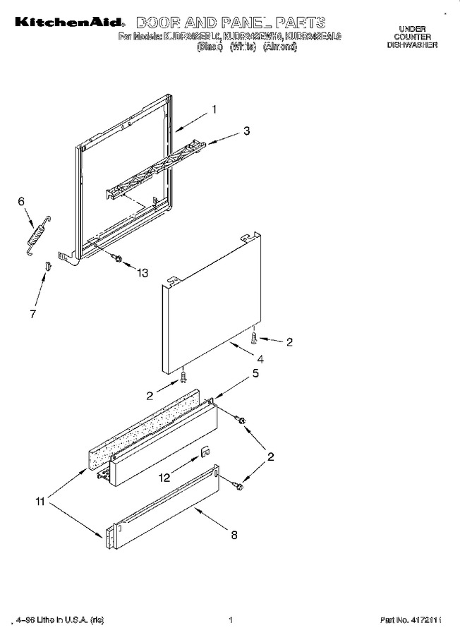 Diagram for KUDR24SEBL0