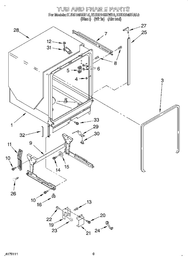 Diagram for KUDR24SEWH0