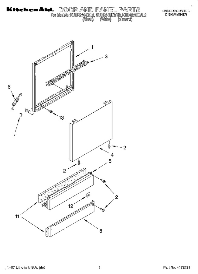 Diagram for KUDR24SEWH2