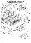 Diagram for 09 - Upper Rack And Track Parts