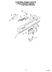 Diagram for 02 - Control Panel Parts