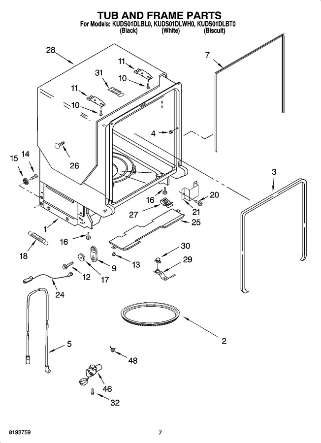 Diagram for KUDS01DLWH0