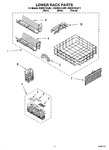 Diagram for 11 - Lower Rack Parts