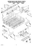 Diagram for 09 - Upper Rack And Track Parts