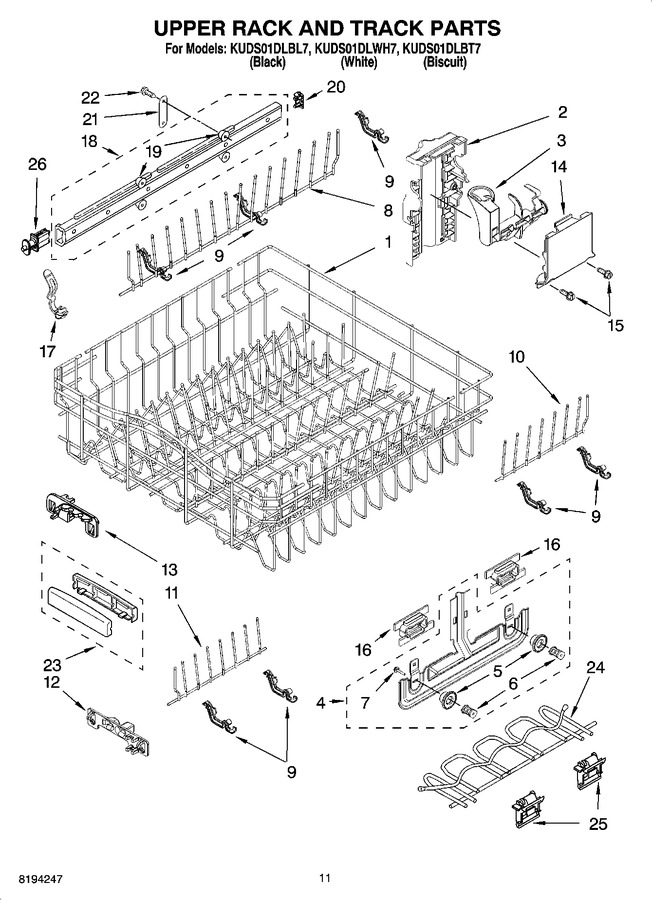 Diagram for KUDS01DLBL7