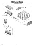 Diagram for 10 - Lower Rack Parts