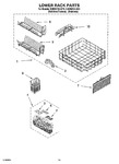 Diagram for 10 - Lower Rack Parts