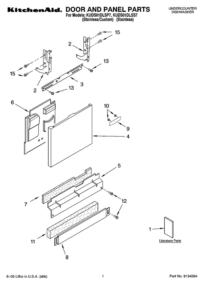 Diagram for KUDS01DLSP7