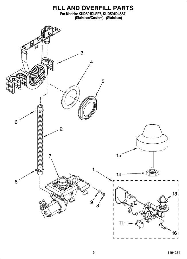 Diagram for KUDS01DLSS7