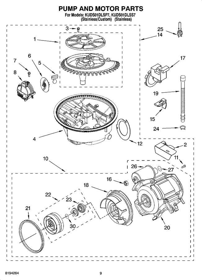 Diagram for KUDS01DLSP7