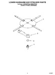 Diagram for 04 - Lower Washarm And Strainer Parts