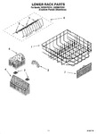 Diagram for 11 - Lower Rack Parts