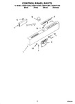 Diagram for 02 - Control Panel Parts