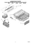 Diagram for 11 - Lower Rack Parts