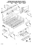 Diagram for 09 - Upper Rack And Track Parts