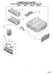 Diagram for 11 - Lower Rack Parts, Optional Parts (not Included)