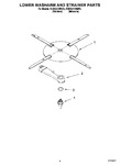 Diagram for 04 - Lower Washarm And Strainer Parts