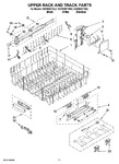 Diagram for 09 - Upper Rack And Track Parts