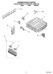 Diagram for 11 - Lower Rack Parts, Optional Parts (not Included)