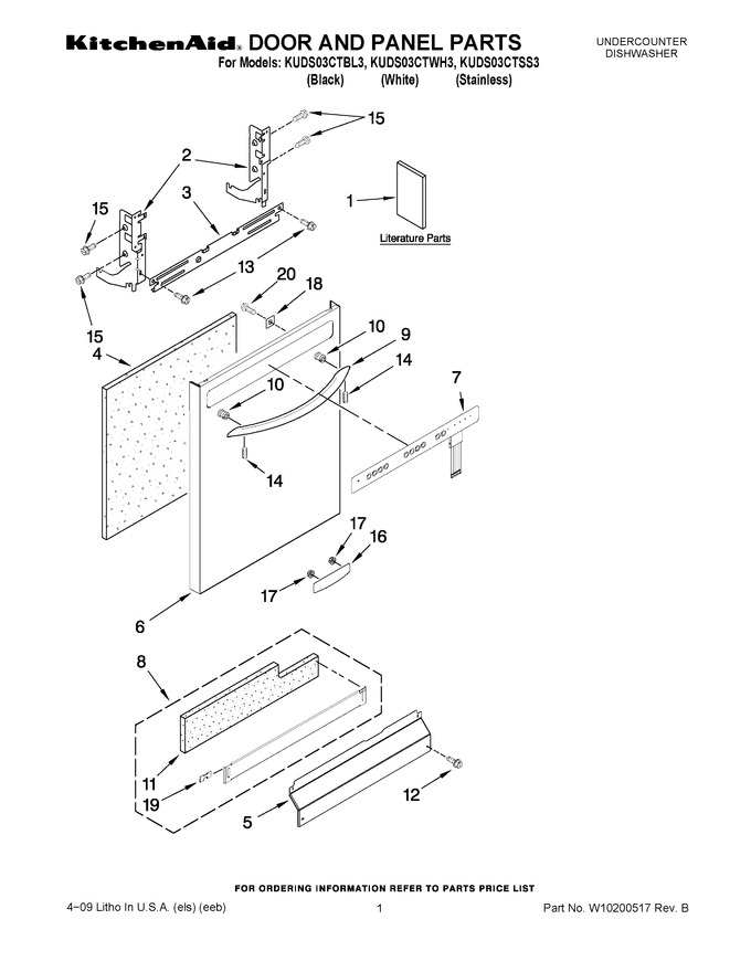 Diagram for KUDS03CTBL3