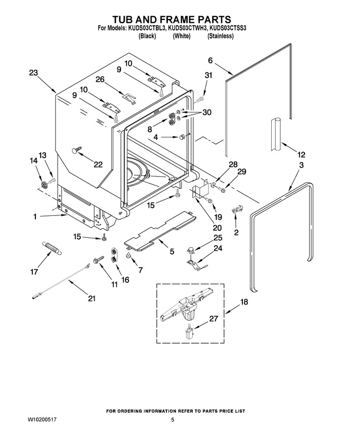 Diagram for KUDS03CTWH3