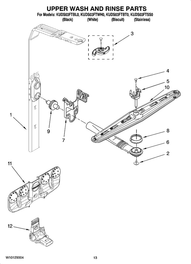 KUDS03FTSS0 | Automatic Appliance Parts : Appliance Model Lookup