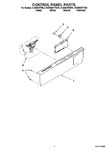 Diagram for 02 - Control Panel Parts