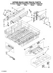 Diagram for 09 - Upper Rack And Track Parts