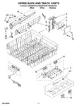 Diagram for 09 - Upper Rack And Track Parts