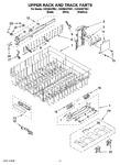 Diagram for 09 - Upper Rack And Track Parts