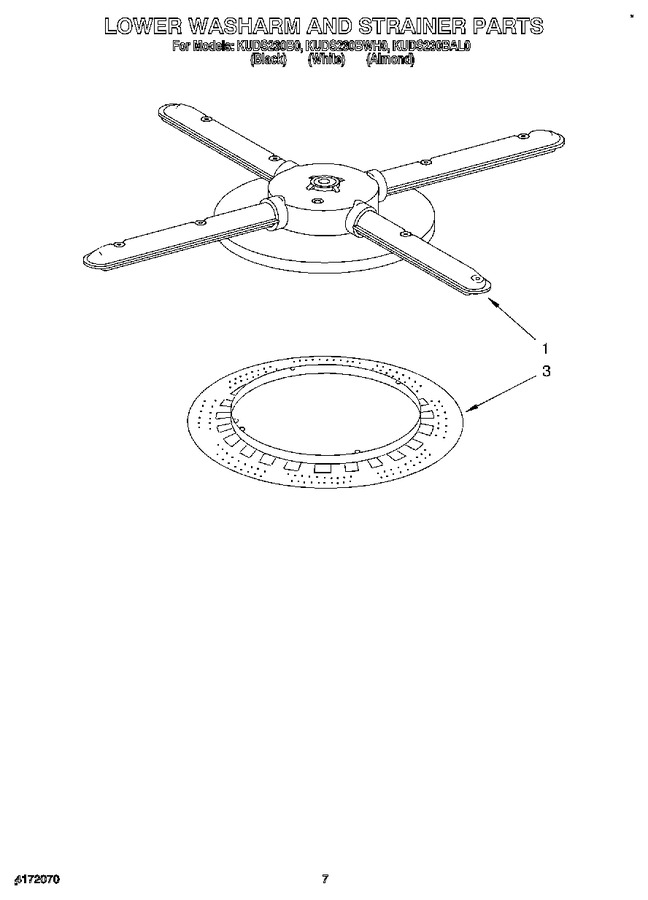 Diagram for KUDS230BWH0