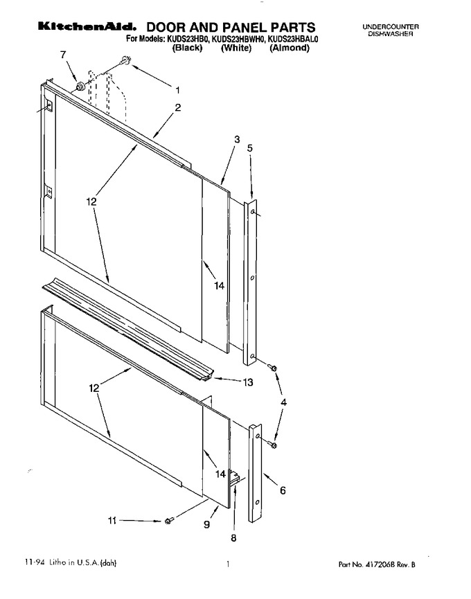 Diagram for KUDS23HB0