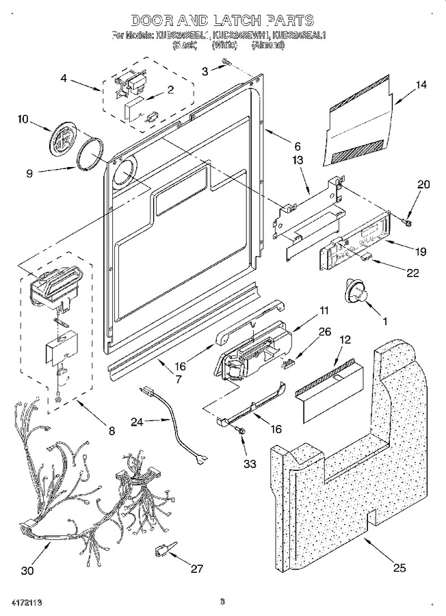 Diagram for KUDS24SEWH1