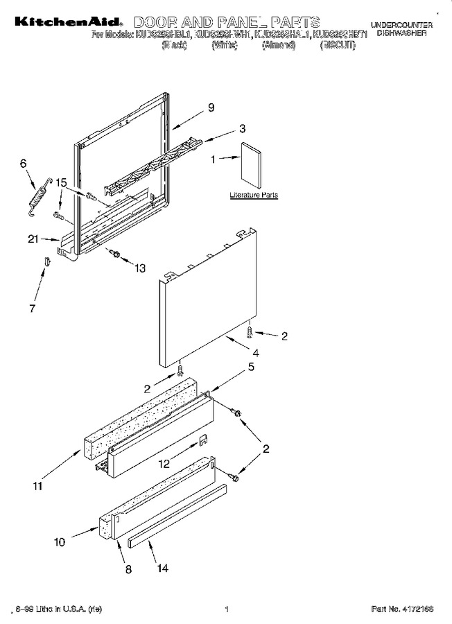 Diagram for KUDS25SHAL1