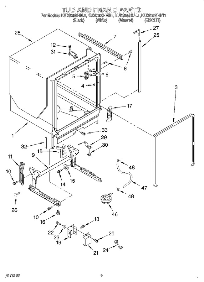 Diagram for KUDS25SHWH1