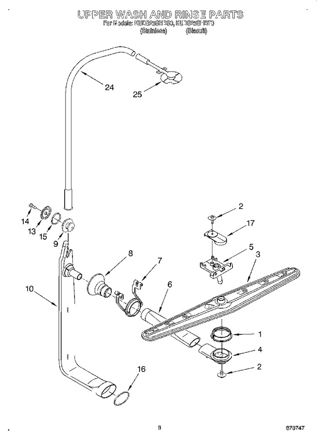 Diagram for KUDS25SHBT0