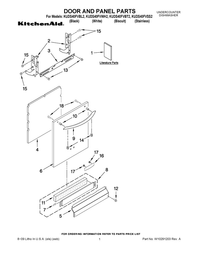 Diagram for KUDS40FVBL2