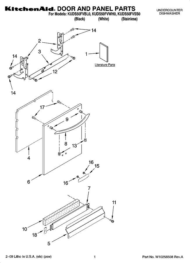 Diagram for KUDS50FVWH0